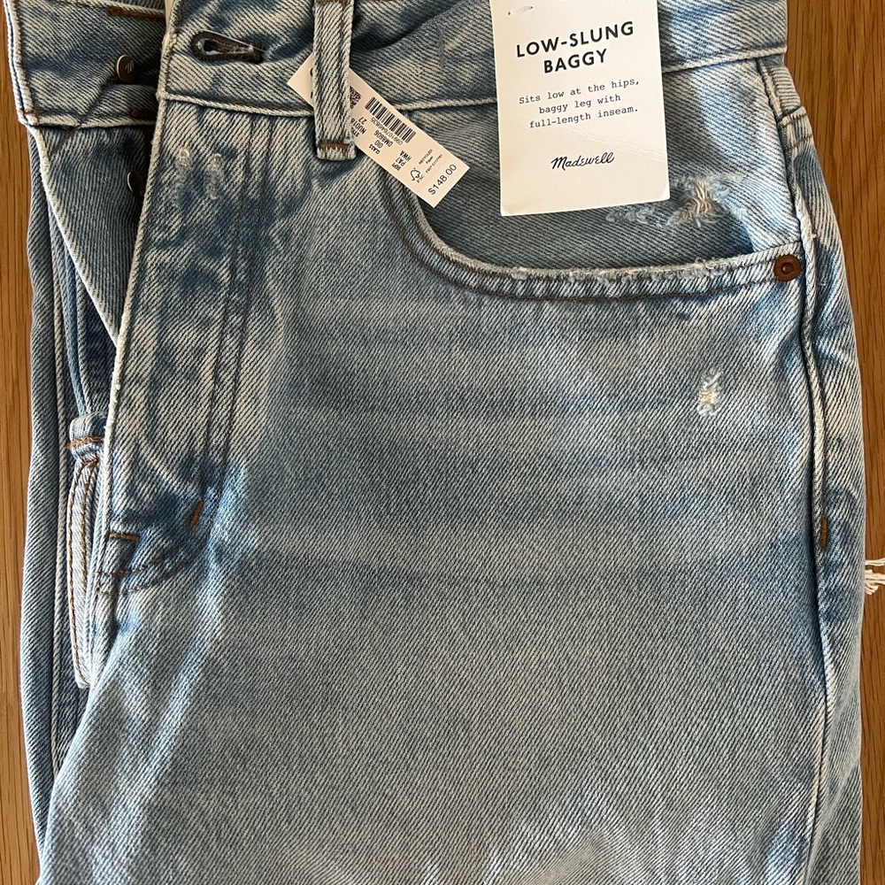 Madewell Hallstead Wash Low-Slung Baggy Jeans